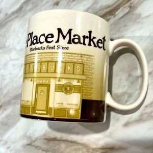 Starbucks Pike Place Market 16oz Coffee Mug 2008 Collector Series EXC